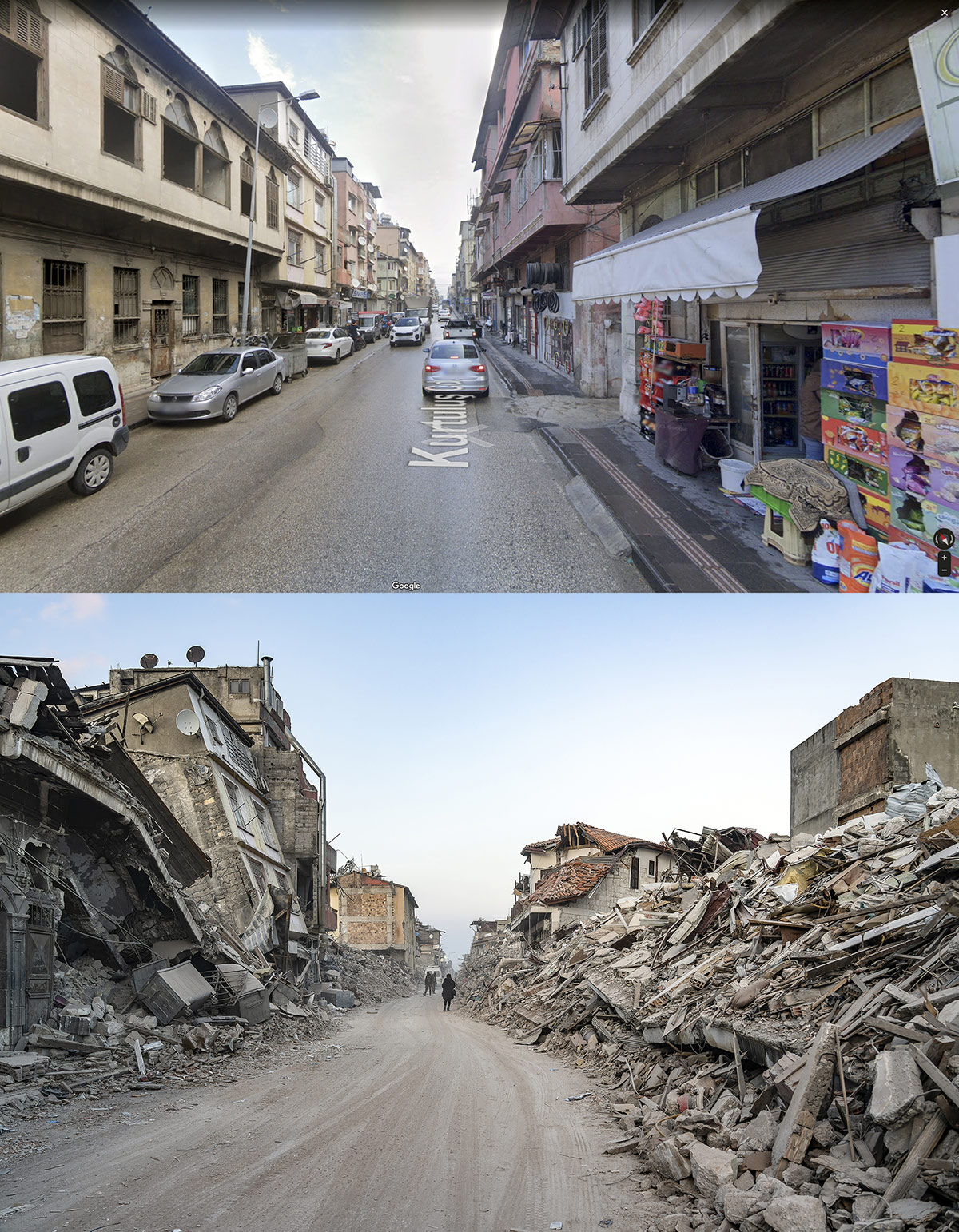 Öncesi: Google Street View / 
Sonrası: Murat Germen, Şubat 2023