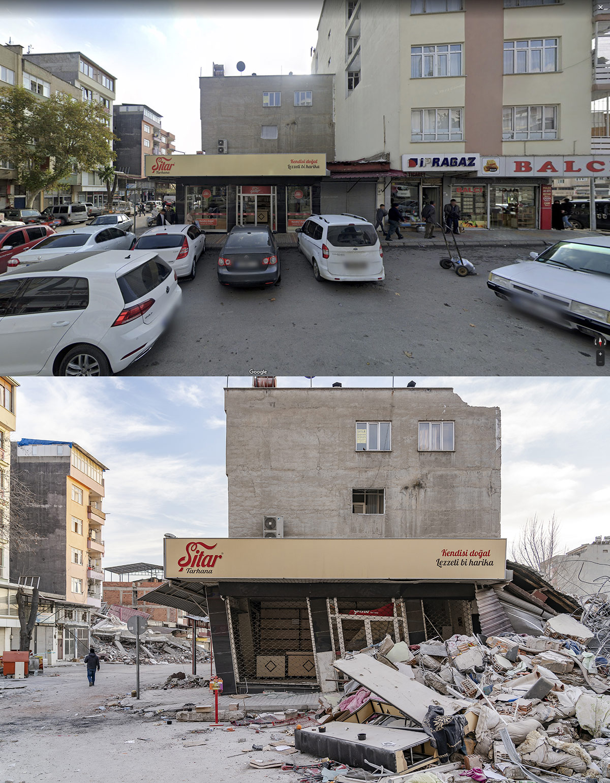 Öncesi: Google Street View / 
Sonrası: Murat Germen, Şubat 2023